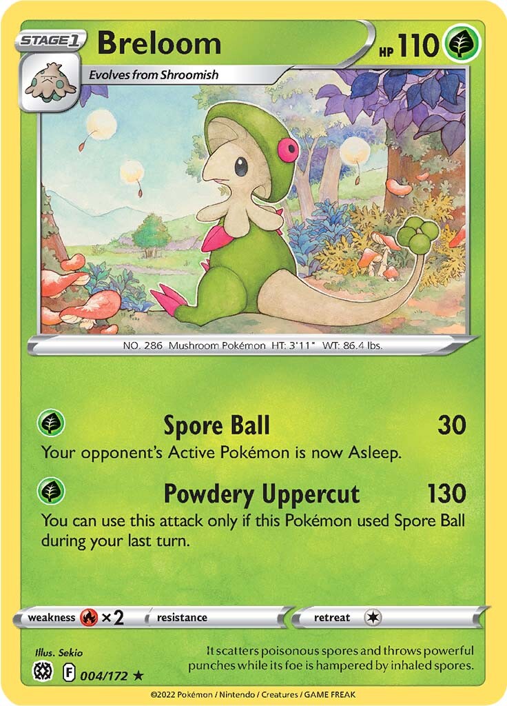 Breloom (004/172) [Sword & Shield: Brilliant Stars] | Total Play