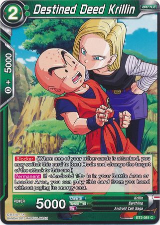 Destined Deed Krillin (BT2-081) [Union Force] | Total Play
