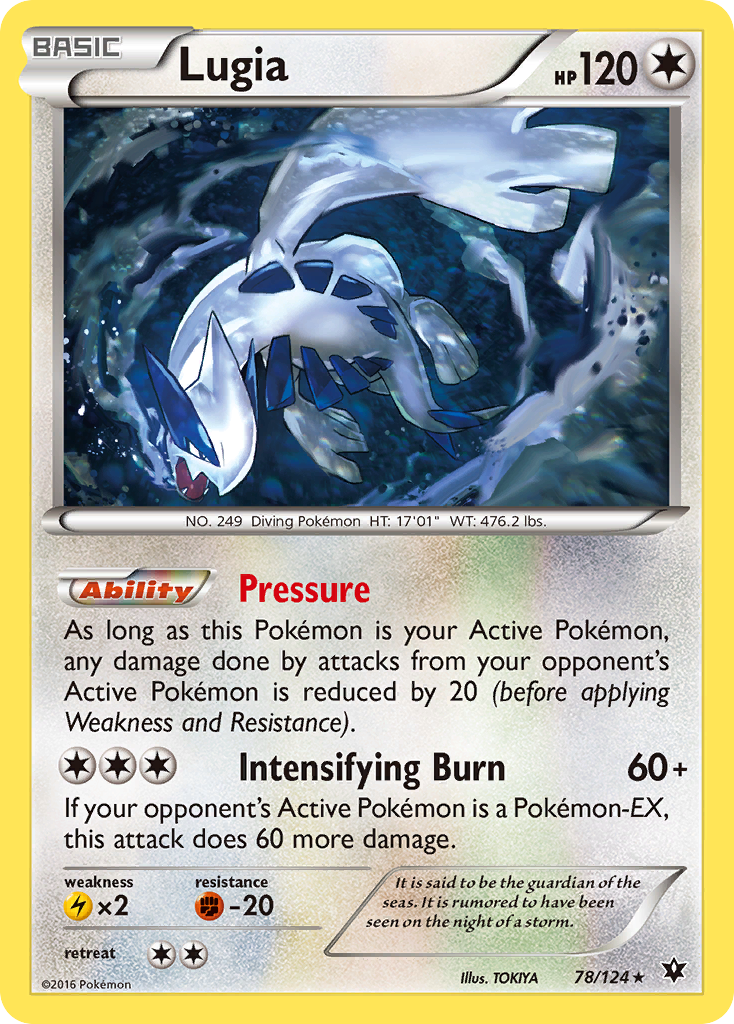 Lugia (78/124) [XY: Fates Collide] | Total Play