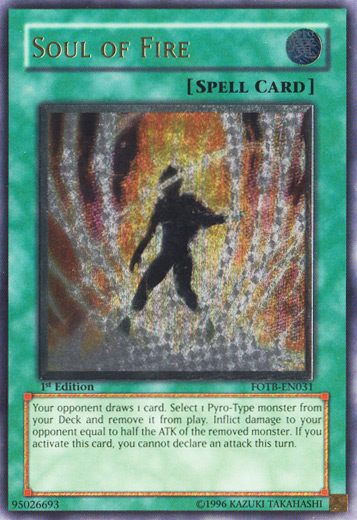 Soul of Fire [FOTB-EN031] Ultimate Rare | Total Play