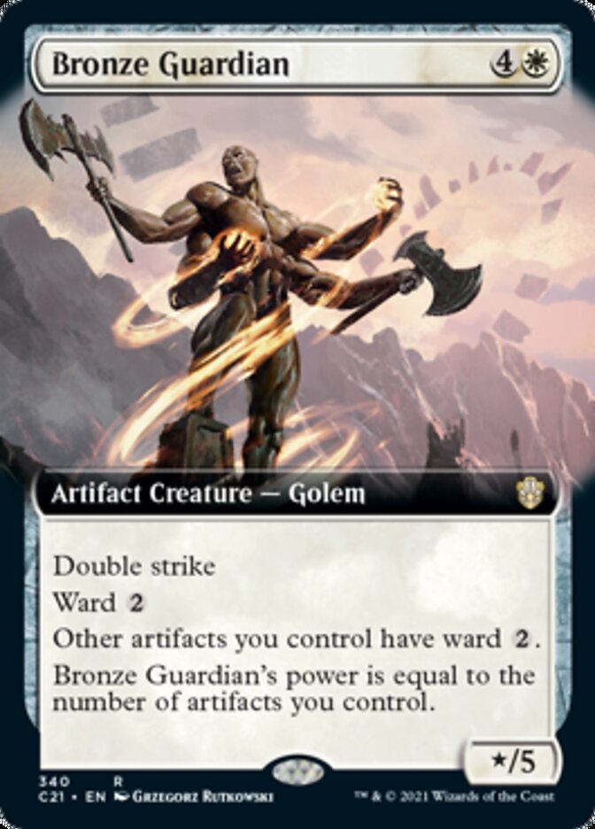 Bronze Guardian (Extended Art) [Commander 2021] | Total Play