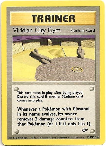 Viridian City Gym (123/132) [Gym Challenge Unlimited] | Total Play