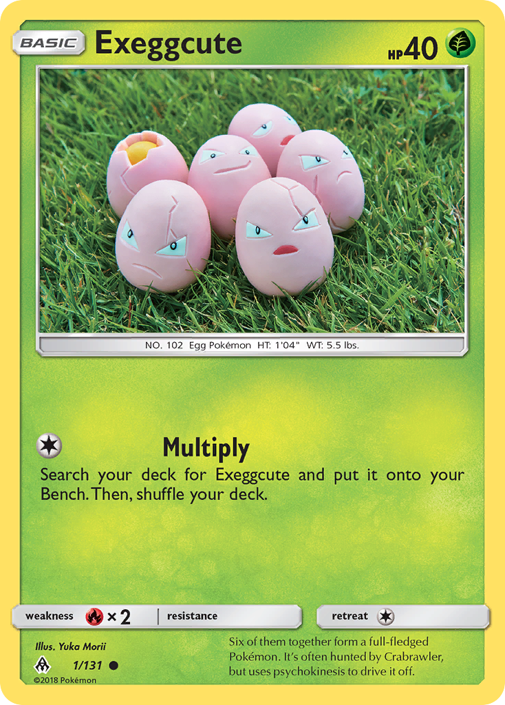 Exeggcute (1/131) [Sun & Moon: Forbidden Light] | Total Play