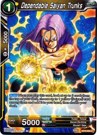 Dependable Saiyan Trunks (BT6-086) [Destroyer Kings] | Total Play