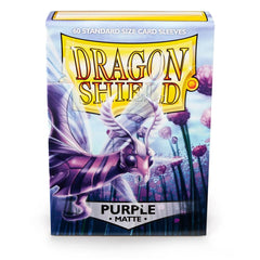 Dragon Shield: Standard 60ct Sleeves - Purple (Matte) | Total Play