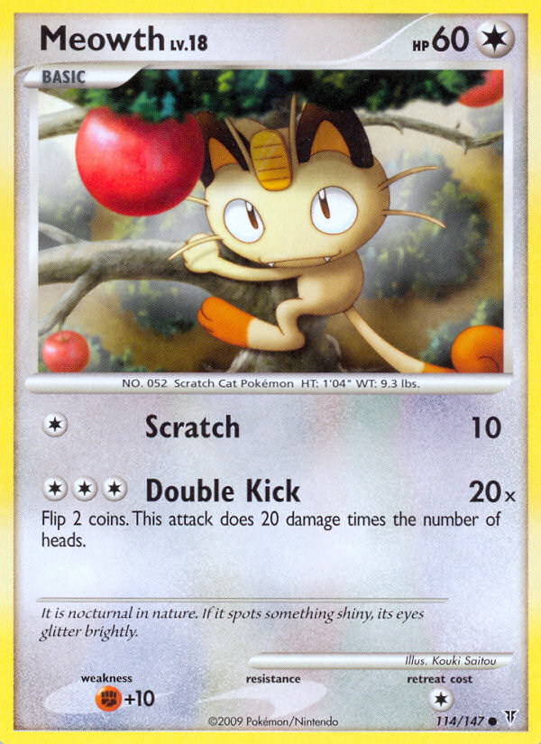 Meowth (114/147) [Platinum: Supreme Victors] | Total Play