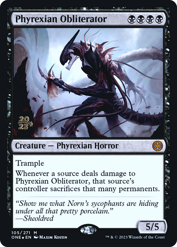 Phyrexian Obliterator [Phyrexia: All Will Be One Prerelease Promos] | Total Play