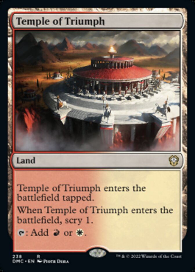 Temple of Triumph [Dominaria United Commander] | Total Play