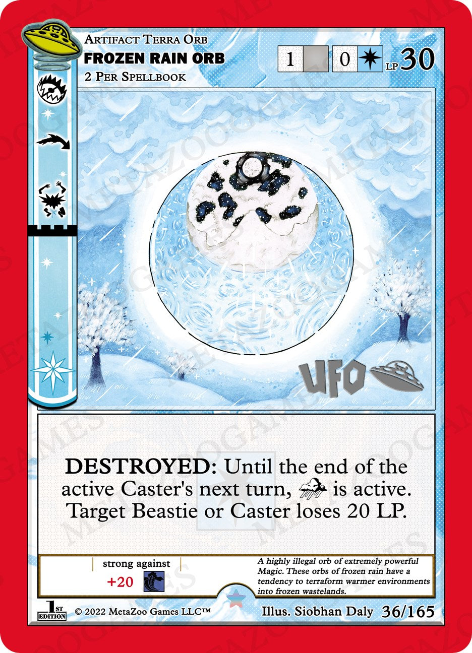 Frozen Rain Orb [Cryptid Nation: UFO First Edition Spoiler Pack] | Total Play