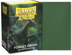 Dragon Shield: Standard 100ct Sleeves - Forest Green (Matte) | Total Play