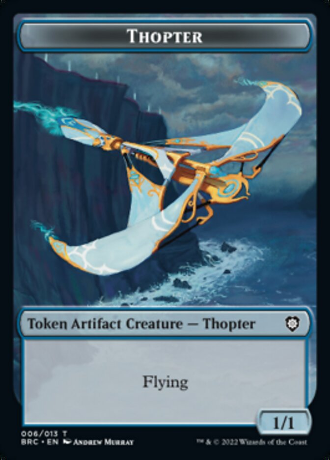 Copy // Thopter (006) Double-Sided Token [The Brothers' War Commander Tokens] | Total Play