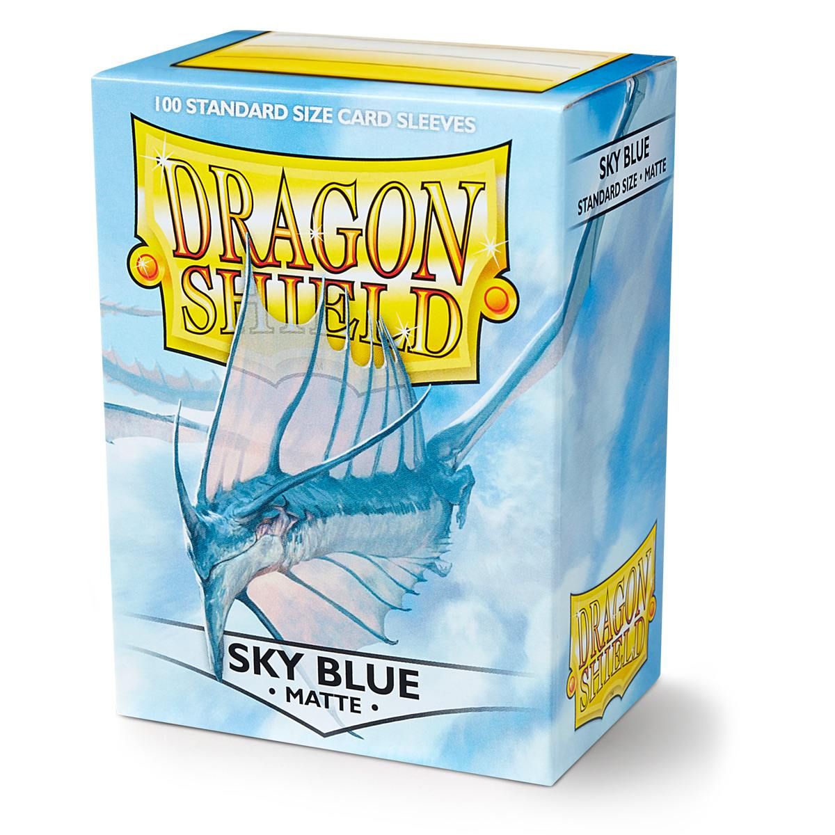 Dragon Shield: Standard 100ct Sleeves - Sky Blue (Matte) | Total Play