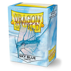 Dragon Shield: Standard 100ct Sleeves - Sky Blue (Matte) | Total Play