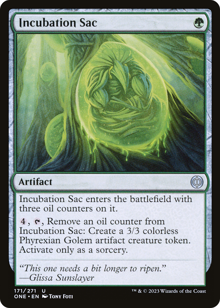 Incubation Sac [Phyrexia: All Will Be One] | Total Play