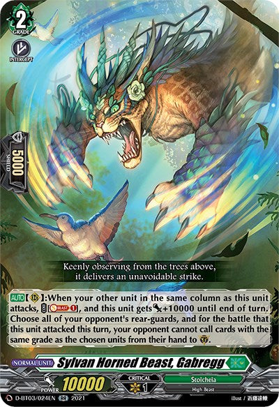 Sylvan Horned Beast, Gabregg (D-BT03/024EN) [Advance of Intertwined Stars] | Total Play