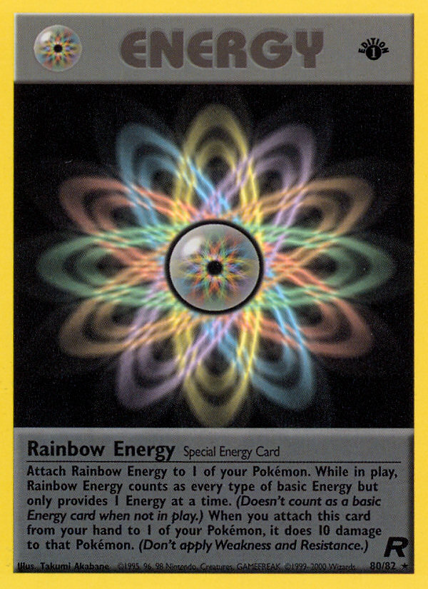 Rainbow Energy (80/82) [Team Rocket 1st Edition] | Total Play