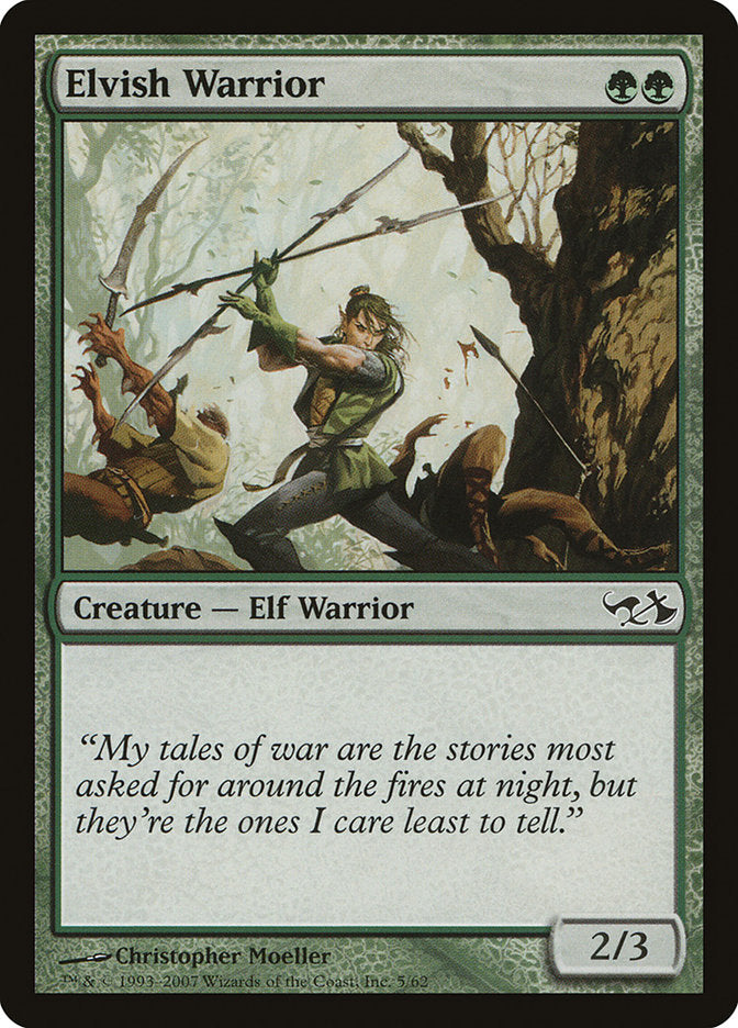 Elvish Warrior [Duel Decks: Elves vs. Goblins] | Total Play