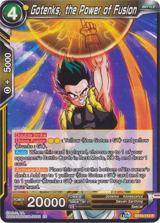 Gotenks, the Power of Fusion (BT10-112) [Rise of the Unison Warrior] | Total Play
