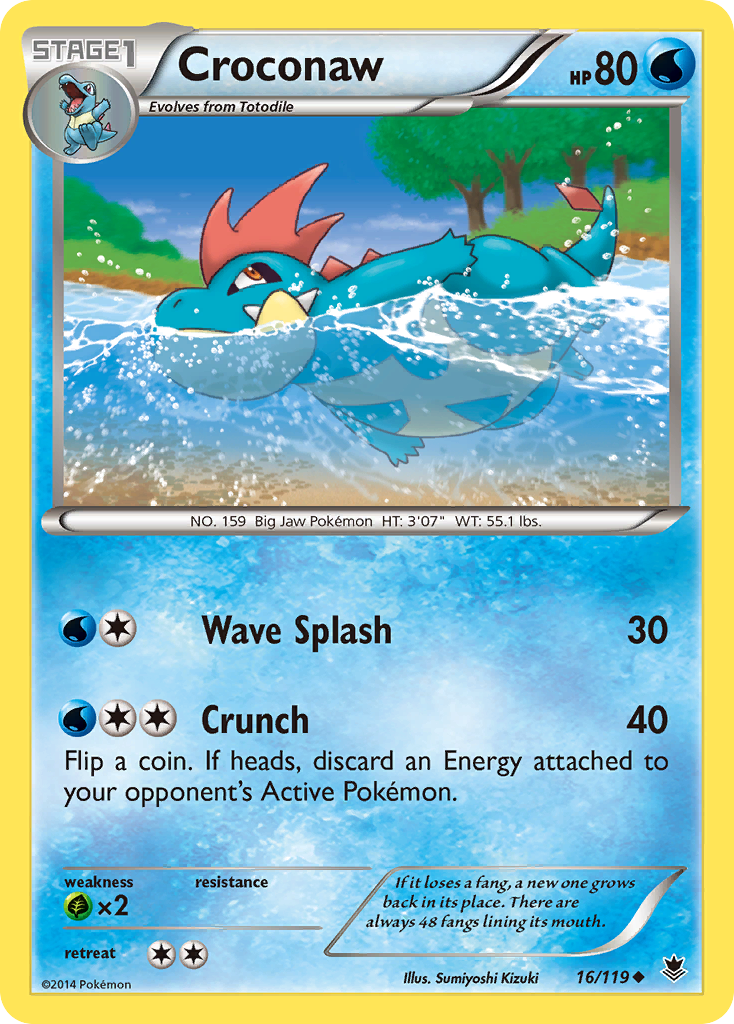 Croconaw (16/119) [XY: Phantom Forces] | Total Play