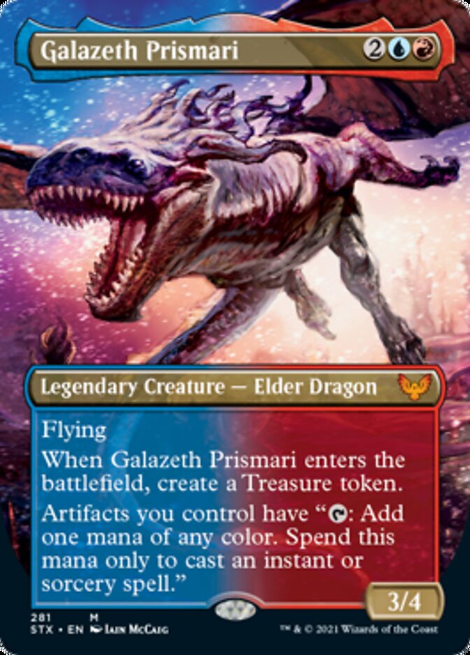 Galazeth Prismari (Borderless Alternate Art) [Strixhaven: School of Mages] | Total Play