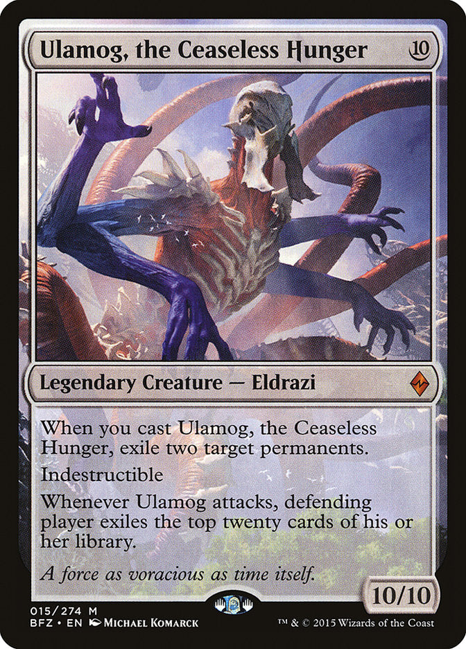 Ulamog, the Ceaseless Hunger [Battle for Zendikar] | Total Play