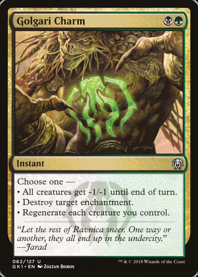 Golgari Charm [Guilds of Ravnica Guild Kit] | Total Play