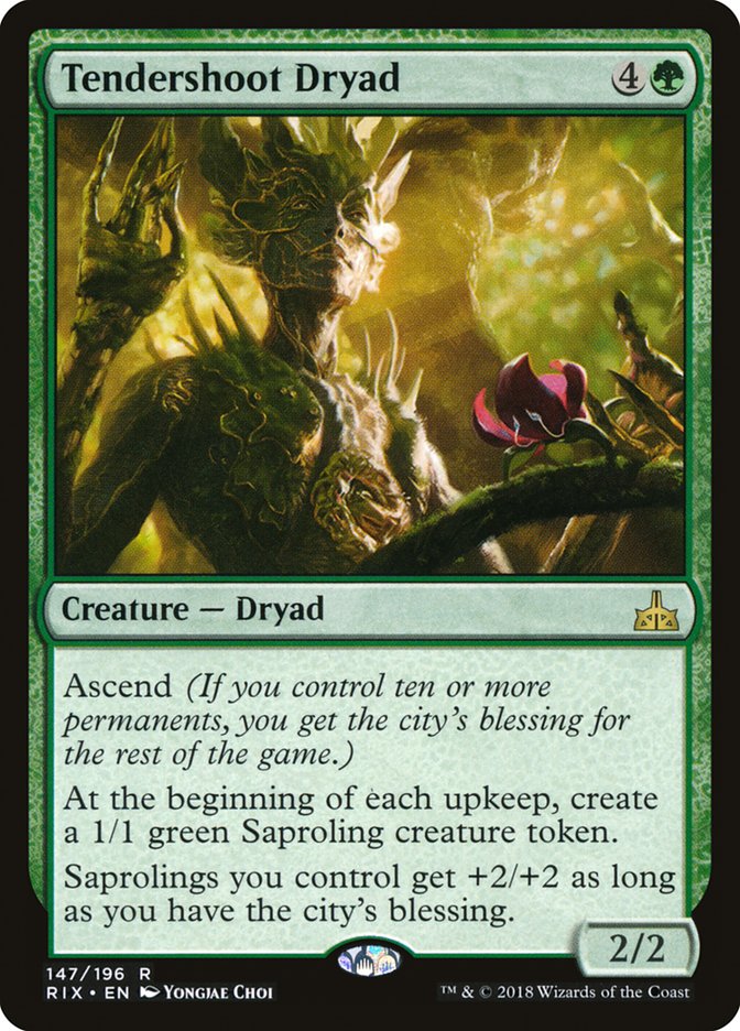 Tendershoot Dryad [Rivals of Ixalan] | Total Play