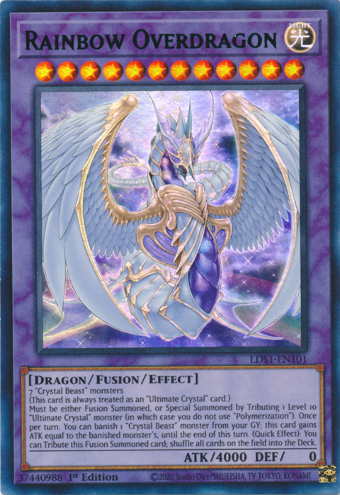 Rainbow Overdragon (Green) [LDS1-EN101] Ultra Rare | Total Play