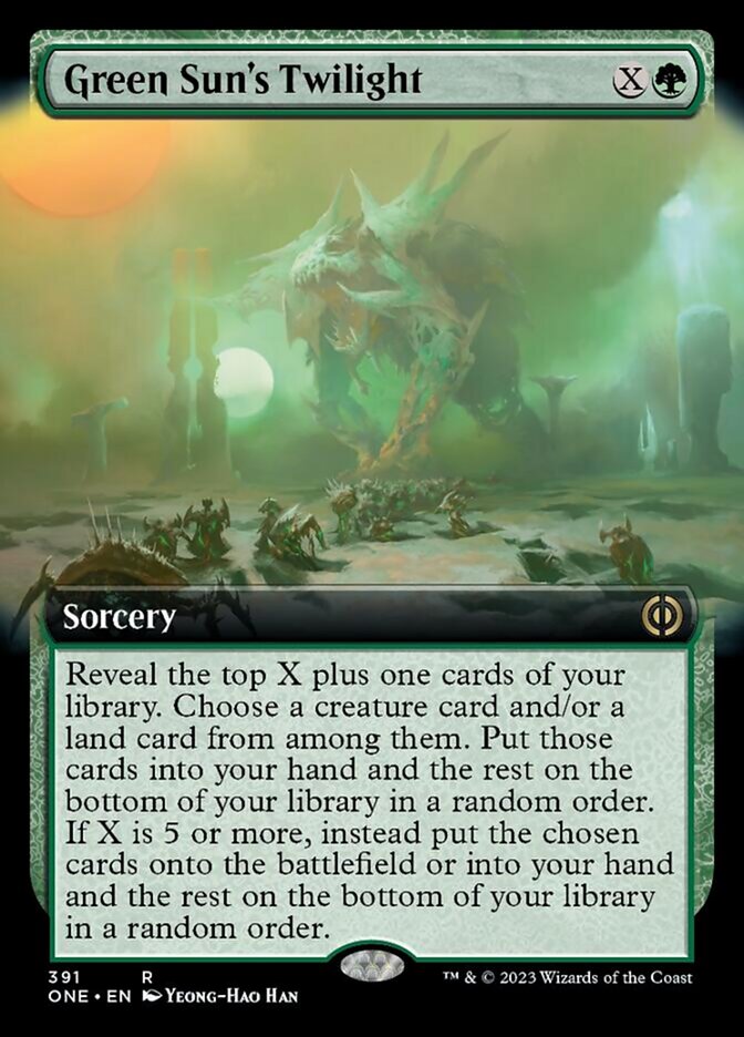 Green Sun's Twilight (Extended Art) [Phyrexia: All Will Be One] | Total Play