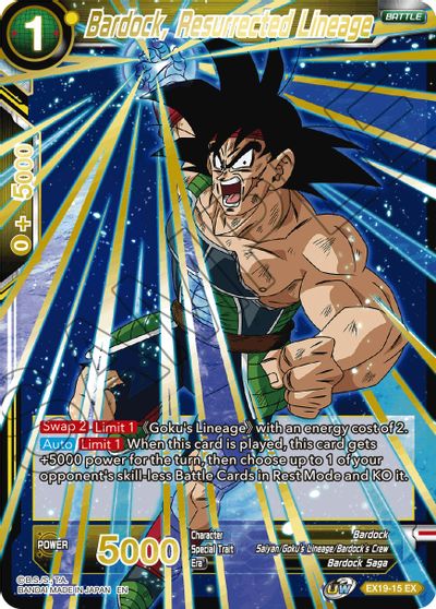 Bardock, Resurrected Lineage (EX19-15) [Special Anniversary Set 2021] | Total Play
