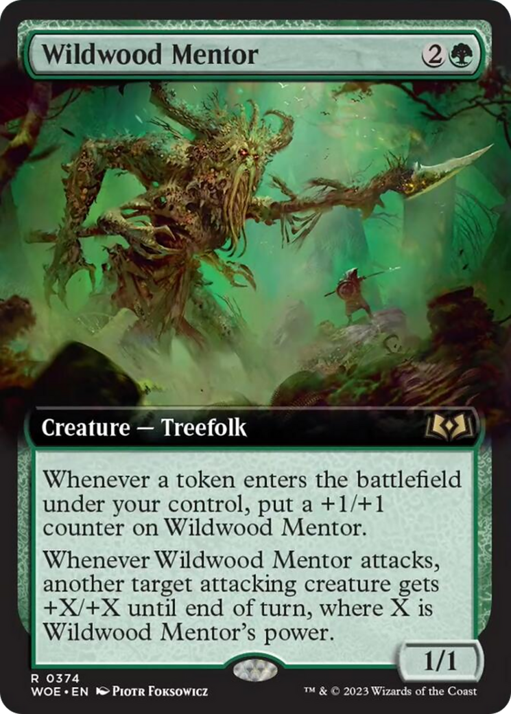 Wildwood Mentor (Extended Art) [Wilds of Eldraine] | Total Play