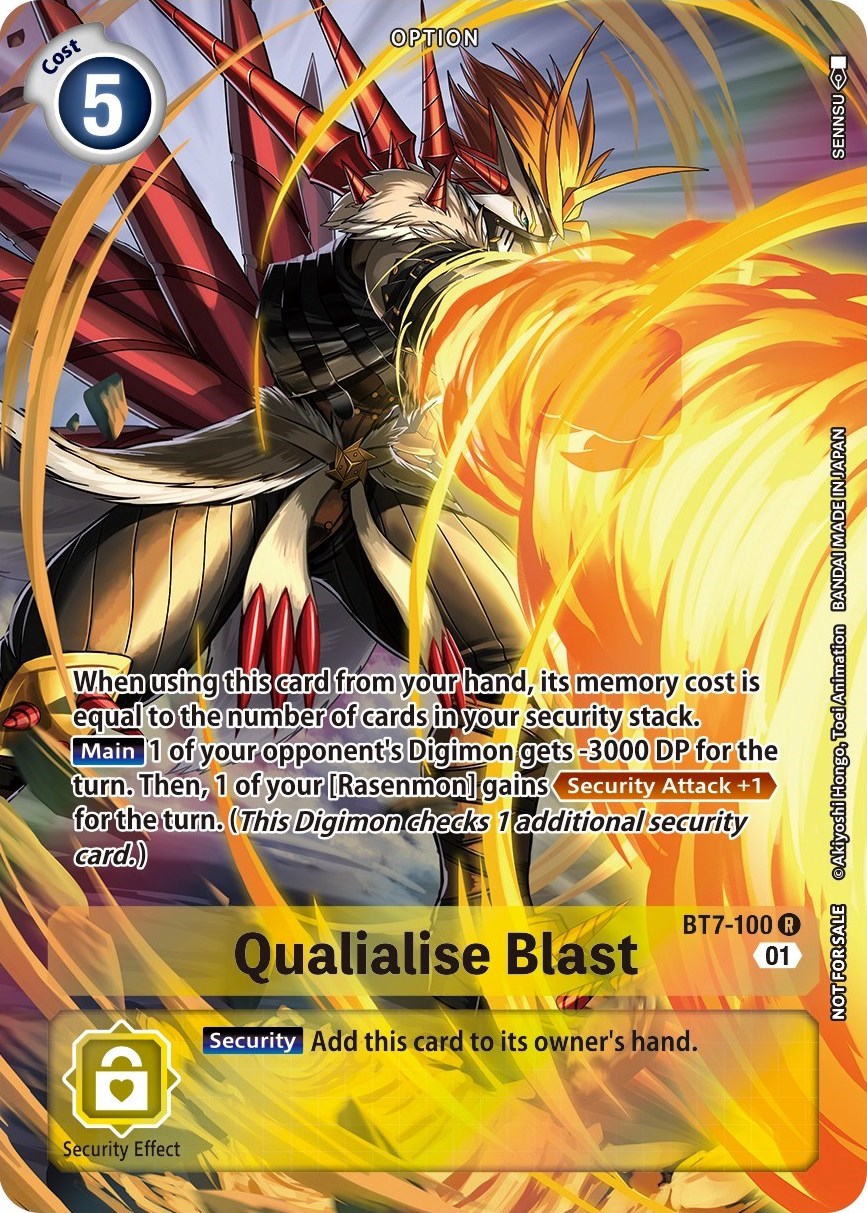Qualialise Blast [BT7-100] (Summer 2022 Dash Pack) [Next Adventure Promos] | Total Play