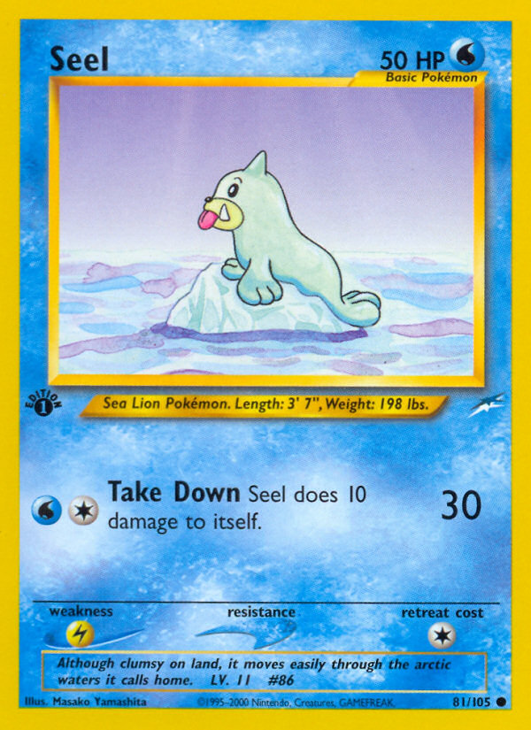 Seel (81/105) [Neo Destiny 1st Edition] | Total Play