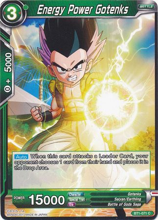 Energy Power Gotenks (BT1-071) [Galactic Battle] | Total Play