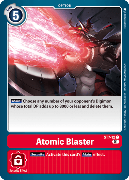 Atomic Blaster [ST7-12] [Starter Deck: Gallantmon] | Total Play