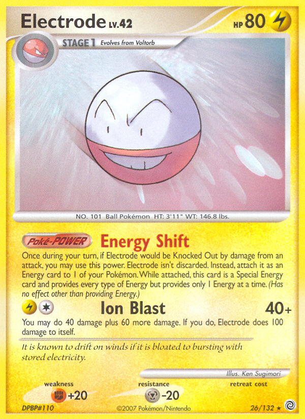 Electrode (26/132) [Diamond & Pearl: Secret Wonders] | Total Play