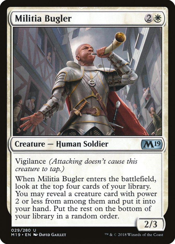 Militia Bugler [Core Set 2019] | Total Play