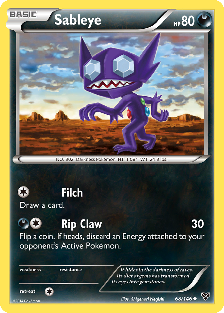 Sableye (68/146) [XY: Base Set] | Total Play