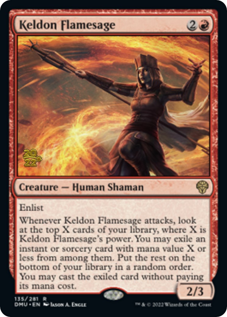 Keldon Flamesage [Dominaria United Prerelease Promos] | Total Play