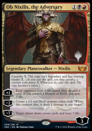 Ob Nixilis, the Adversary (Promo Pack) [Streets of New Capenna Promos] | Total Play