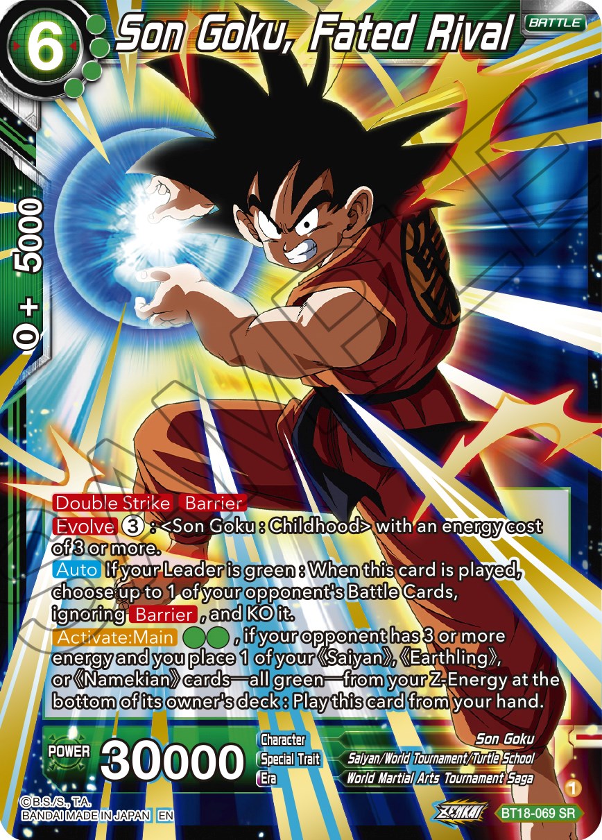 Son Goku, Fated Rival (BT18-069) [Dawn of the Z-Legends] | Total Play