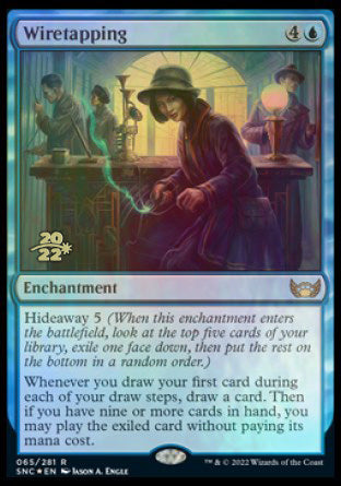 Wiretapping [Streets of New Capenna Prerelease Promos] | Total Play