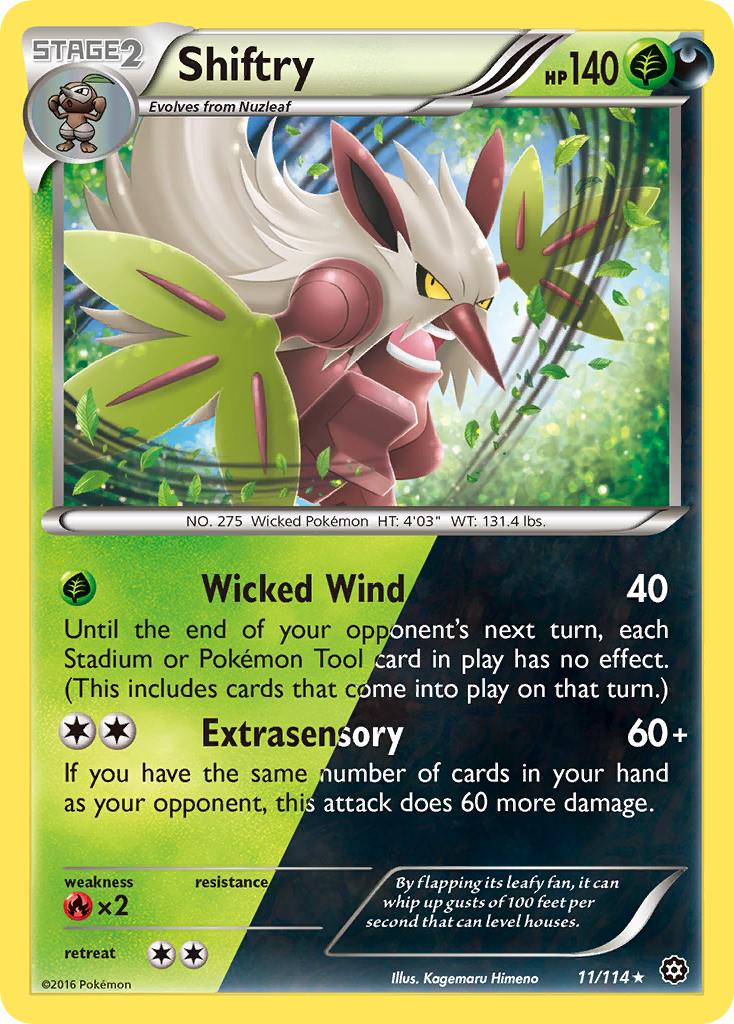 Shiftry (11/114) [XY: Steam Siege] | Total Play