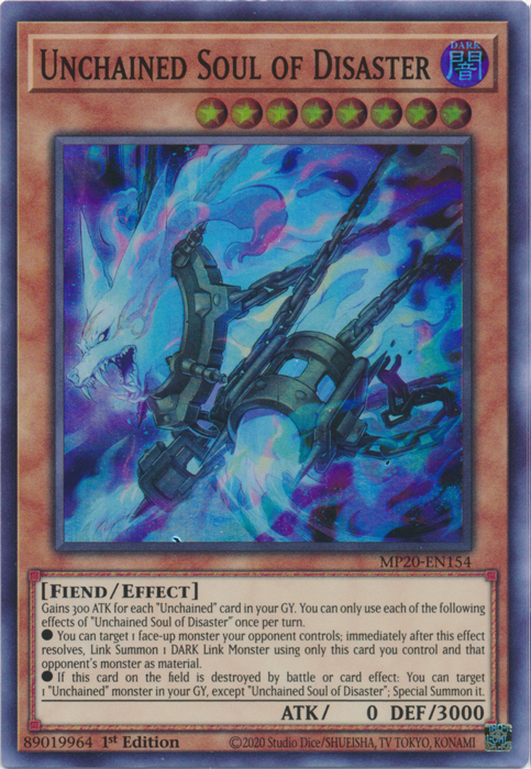 Unchained Soul of Disaster [MP20-EN154] Super Rare | Total Play