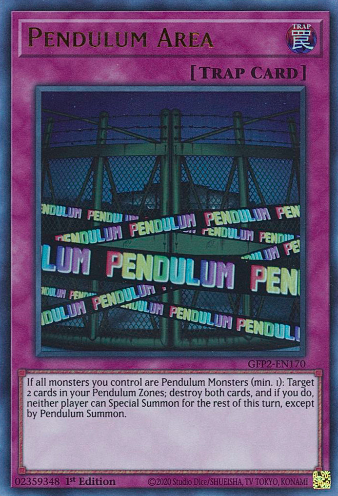 Pendulum Area [GFP2-EN170] Ultra Rare | Total Play