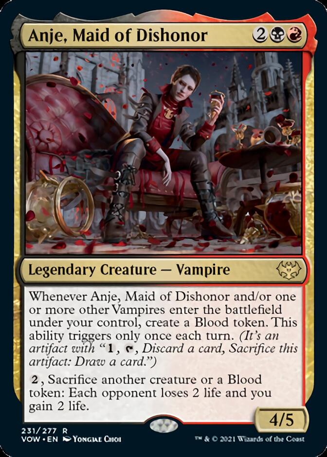 Anje, Maid of Dishonor [Innistrad: Crimson Vow] | Total Play