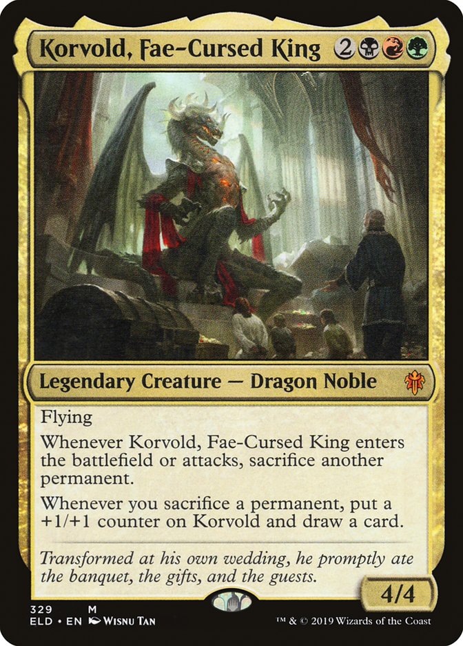 Korvold, Fae-Cursed King [Throne of Eldraine] | Total Play