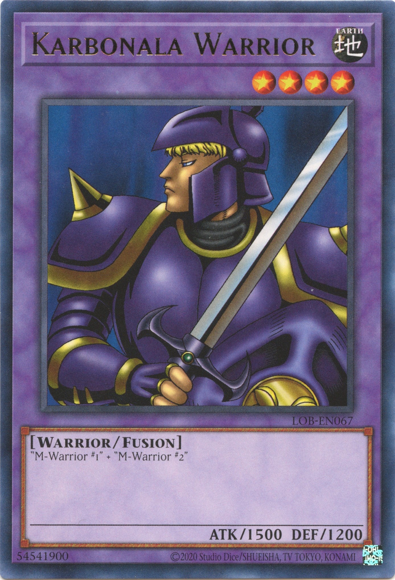 Karbonala Warrior (25th Anniversary) [LOB-EN067] Rare | Total Play