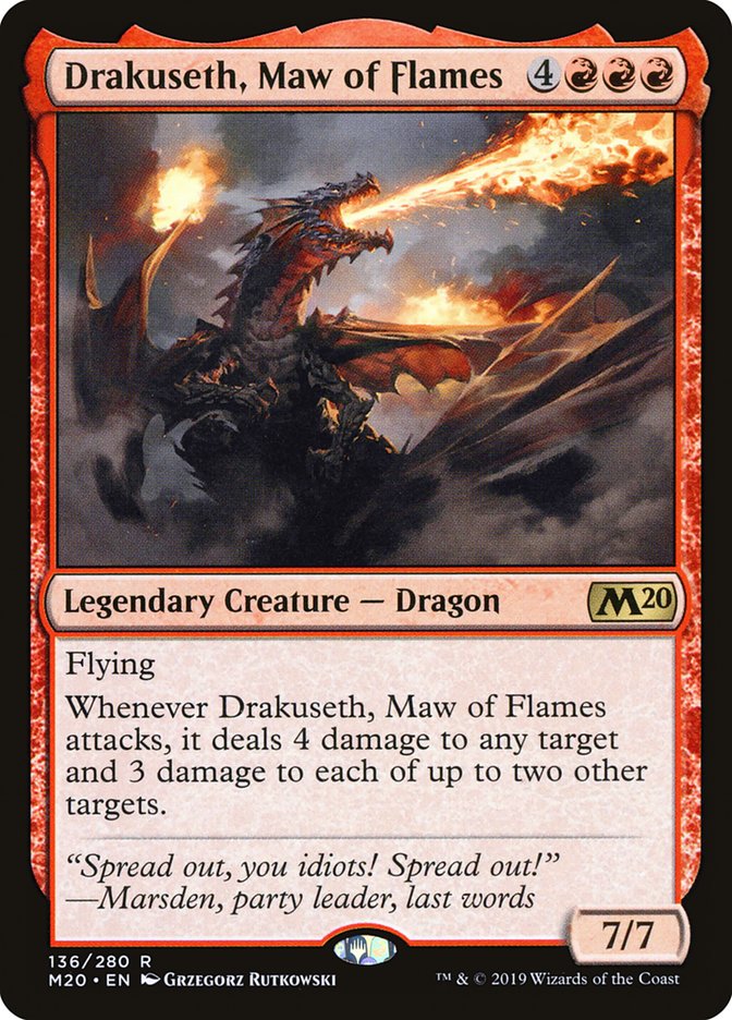 Drakuseth, Maw of Flames [Core Set 2020] | Total Play