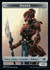 Powerstone // Soldier (009) Double-Sided Token [The Brothers' War Tokens] | Total Play